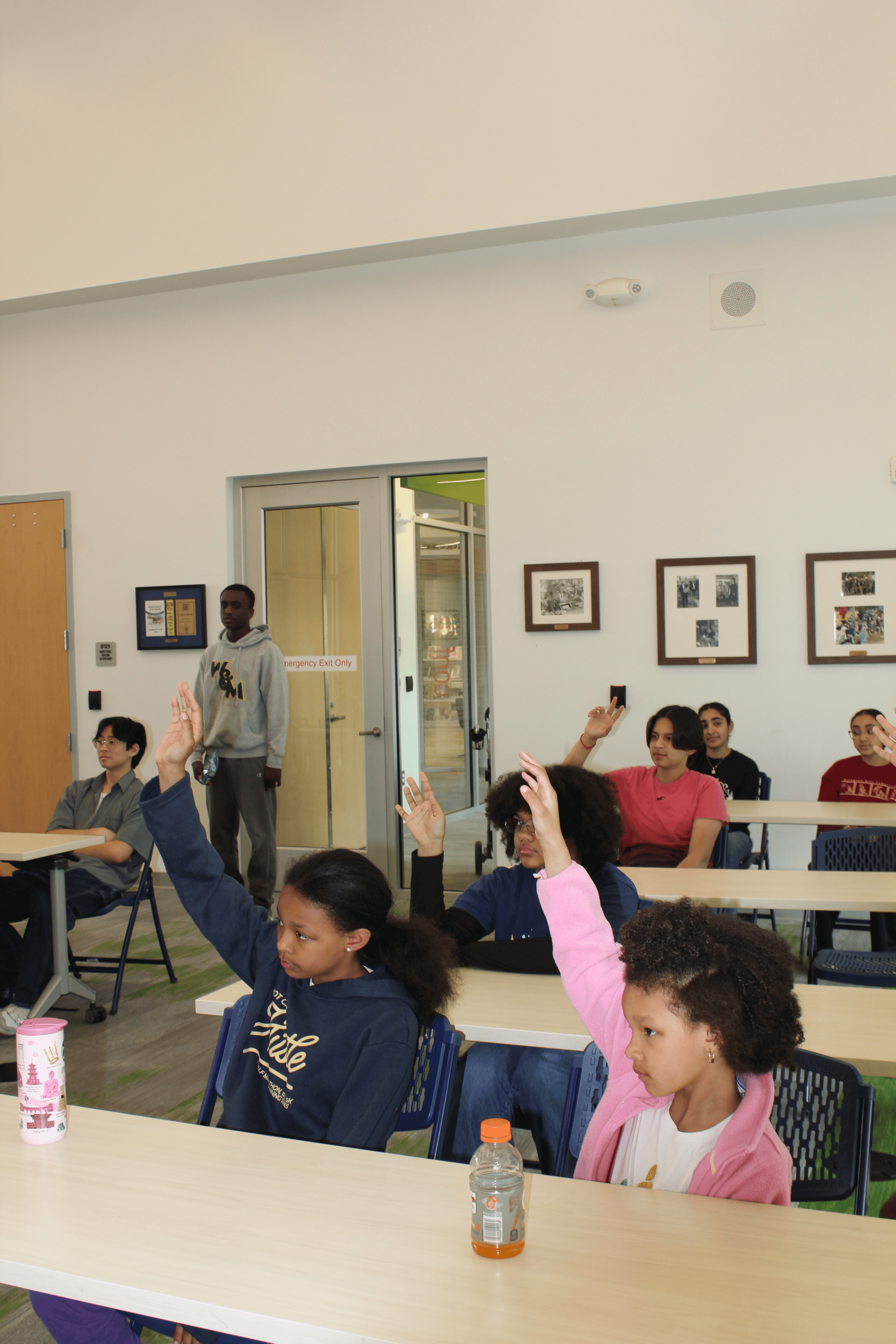 Students exploring and experimenting